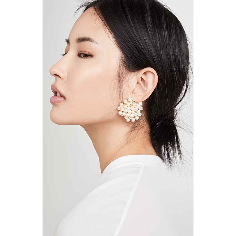 LELE SADOUGHI • Pearl Cluster Earrings - Picture 3 of 4